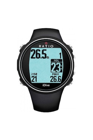 Ratio Dalış Bilgisayarı Idive Sport Easy Siyah