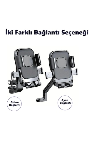 Motosiklet,bisiklet ,scooter İçin 360 Derece Dönebilen Gidon Ve Siyah