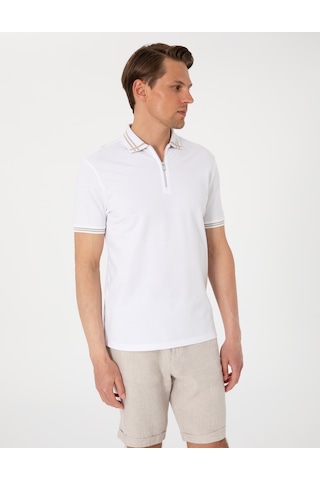 Pierre Cardin Erkek Beyaz Tişört 50302607-vr013 Beyaz