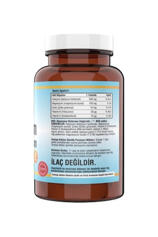 Collagen Tip 1-2-3 Kolajen 90 Tablet Kalsiyum 120 Tablet