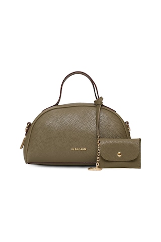 Us Polo Assn Us25547 Haki Uspolo Assn Çapraz Ve El Saplı Kadın Çanta