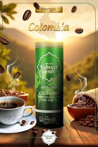 Efendi Colombia Filtre Kahve Premium Teneke Kutu 150g S