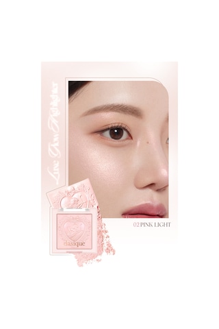 Dasique İnci Taneleriyle Yoğun Işıltı Sunan Özel Tasarımlı Aydınlatıcı Luxe Glow Highlighter 02 Pink Light