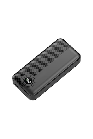 Dexım W4 20.000mah 2x Type C Kablolu 22.5w Pd Led Göstergeli 18w Giriş 20w Çıkış Powerbank - Dca0068 Siyah