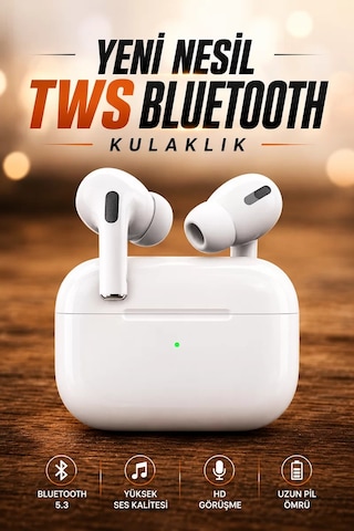 Hepsi Dokunmatik Kontrollü Kablosuz Kulaklık İos Ve Android Uyumlu Najmaddin