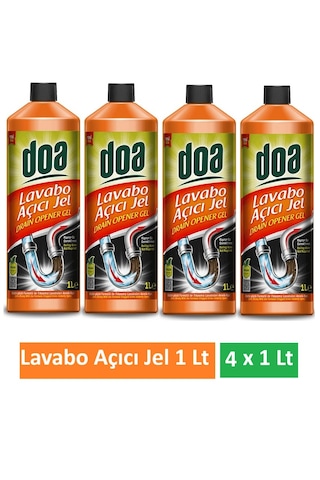 Doa Lavabo Açıcı Jel 1 Lt X 4 Adet