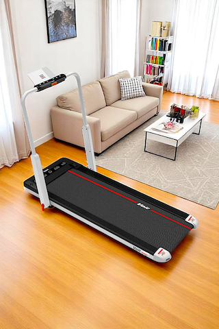 Voit Trendfit Geniş Yürüyüş Alanı ve Darbe Emici Zeminli Katlanabilir Koşu Bandı - Siyah