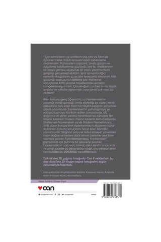 Frankenstein - Mary Shelley - Can Yayınları -