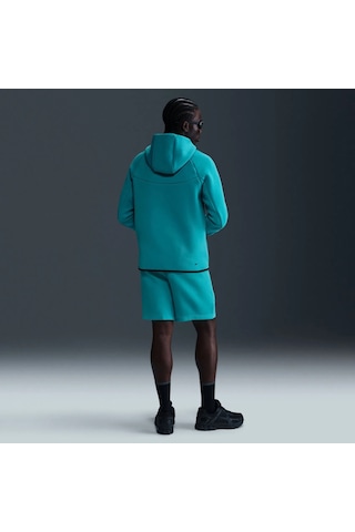 Nike Fleece Windrunner Tam Boy Fermuarlı Erkek Ceketi-sportxoutlet Mavi