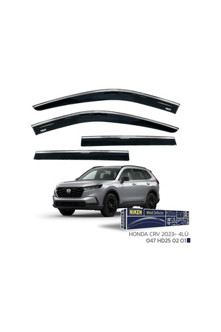 Honda Crv 2023 Sonrası - Kromlu Cam Rüzgarlığı 4lü Parça