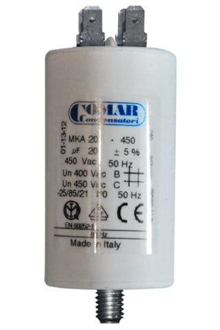 Kondansatör Mka 20 01-27-10 50hz 450vac Kondansatör Mka 20 01-27-10 50hz 450vac