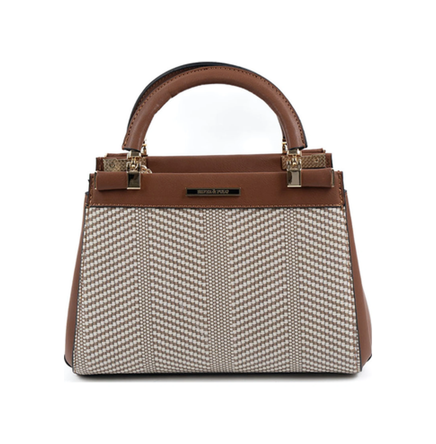 Silver Polo Kadın El Ve Çapraz Çanta 1193 Bej - Taba