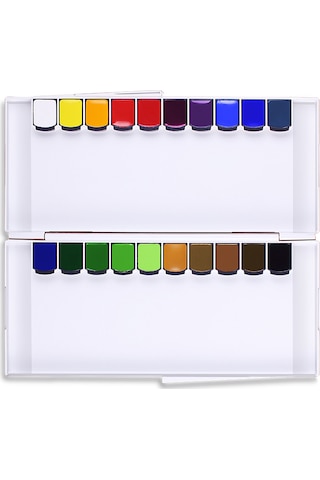 Mijello Mission Silver Class Tablet Sulu Boya 20 Renk