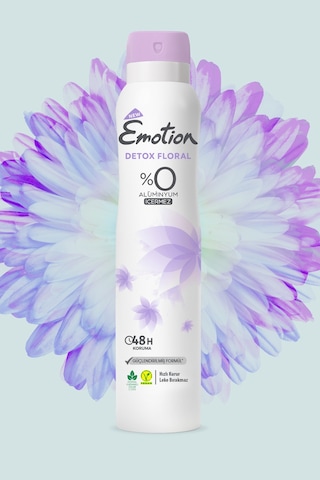 Emotion Detox Floral Kadın Vegan Deodorant 200 Ml 3 Adet