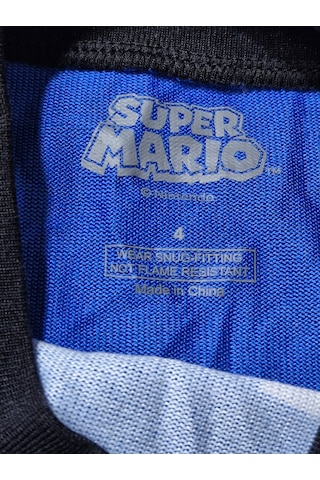 Hasyılmaz Nintendo Süper Mario 2li Pijama Takımı 4 Yaş Mavi