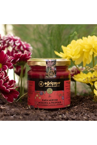 Eğriçayır Kara Mürver Acelora Ve Propolis Karışımı 225 G