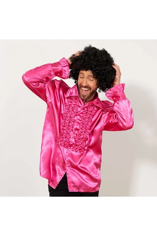 Siyah Renk Kıvırcık Afro Bonus Peruk 5047 Çok Renkli