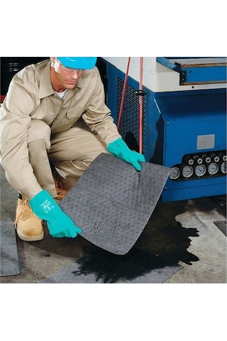 10 Adet Kimyasal Döküntü-sızıntı Emici Gri Ped 40x50 CM