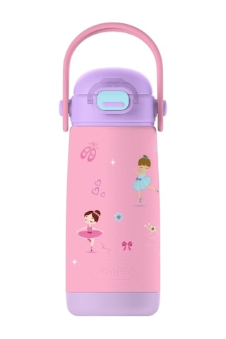 Sipnjoy - Sipsquad Plus Çocuk Su Termosu 480 Ml - Ballerina Sparkle