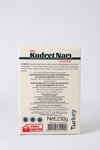 Kırıntı Ballı Damla Sakızı İlaveli Kudret Narı Macunu 230 G