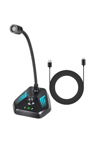 Homyl Windows Dizüstü Bilgisayar Için Usb Mikrofonu Sohbet Pc