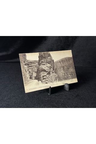 Fransa Vintage Kartpostal Hotel Ollivier.t. C. F.c.a.f. Guıllaumes. Gorges De Guillaumes Et Du Var. Ll