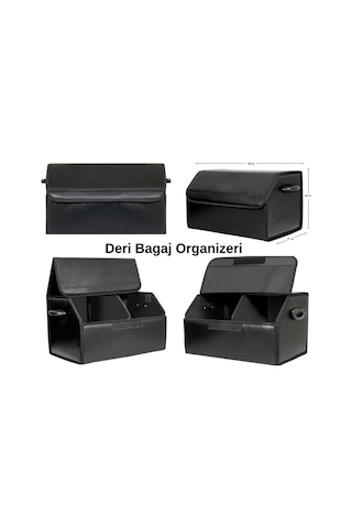 Araç Bagaj Düzenleyici Deri Çanta Organizer