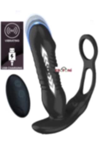 Erofoni Otomatik İleri Geri Hareketli Uzaktan Kumandalı Usb Şarjlı 19 Teknolojik Titreşimli Anal Vibratör