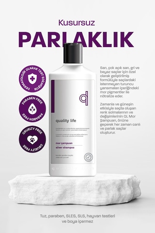 Ql Turunculaşma Karşıtı Mor Şampuan 300 ML