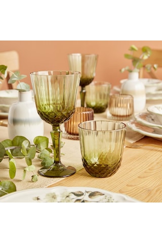 Bella Maison Colore Kesme Bardak Yeşil 6'lı 320 CC