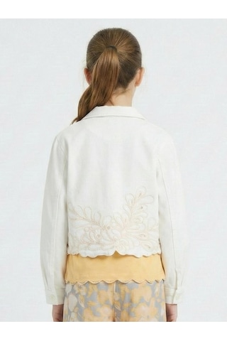 Xo Kids Kız Çocuk Ceket 8-14 Yaş 31305 KREM