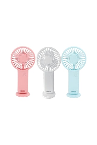3 Adet Mini Fan,telefon Tutucu,portatif El Vantilatörü Asorti 9,3x19cm
