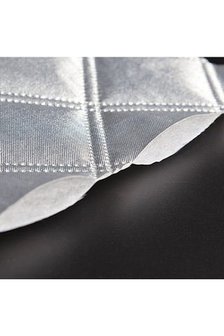 Dianziye Araç Cam Koruyucu Örtü - Peva Aluminyum Folyo + Pamuk, 142x120cm, Dört Mevsim Kullanıma Uygun, Toz Ve Güneşten Koruma, Kışta Kar Engeli