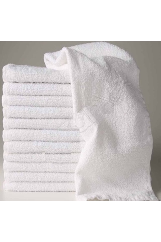 Otel El Yüz Havlusu %100 1. Kalite Pamuk 230 G 50 x 90 CM 6 Adet
