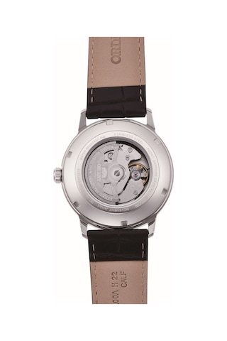 Orient Ra-ac0f11l30b Otomatik Deri Siyah Lacivert Kadran Safir Cam 42 Mm Erkek Kol Saati Gri