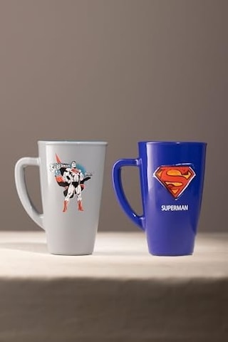 Superman 2&apos Li Kupa Seti Mavi-gri 400 Cc 000 Açık Krem
