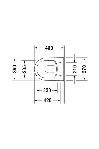 Duravit D-neo Rimless Kanalsız Asma Klozet, Kısa Yavaş Kapanır Kapak Dahil 2587390075 Beyaz