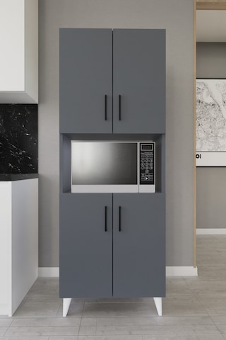 Hobbie Mikrodalga Mutfak Dolabı Antrasit Antrasit