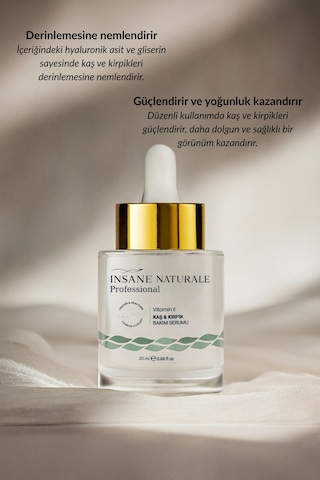 Insane Naturale Kaş Kirpik Serumu 20 ML