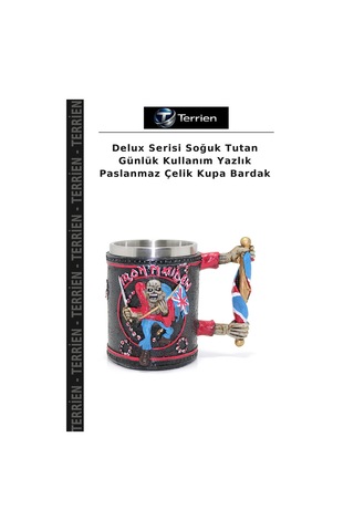 Delux Serisi Soğuk Tutan Günlük Kullanım Yazlık Paslanmaz Çelik Kupa Bardak Çok Renkli