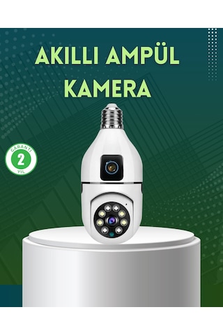 360 Derece Panoramik Wifi Kamera Full Hd Ev Güvenlik Sistemi 14139009