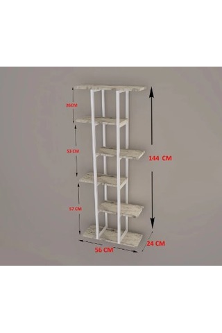 Titan Çiçeklik Beyaz Mermer