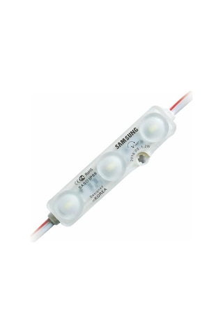 Samsung 3 lü Led Modül 12 Volt Beyaz -10 Adet