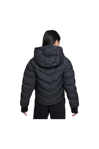 Nike Sportswear Synthetic-fill Full-zip Hoodie Girls' Çocuk Mont Siyah