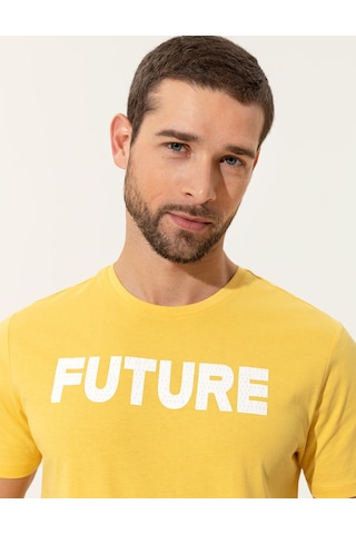 Pierre Cardin Erkek Sarı Tişört 50249708-Vr044 Sarı