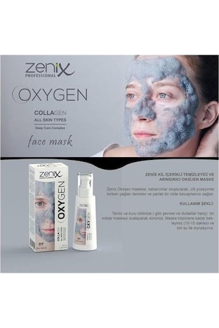 Zenix Oxygen Köpüren Collagen Yüz Maskesi 70 ML
