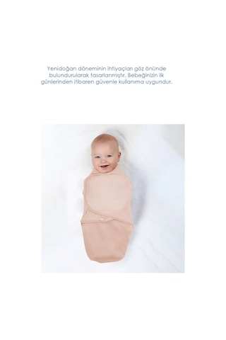 Babyjem Soft Pratik Penye Kundak Somon %100 Pamuk