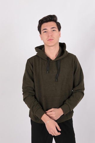 Five Pocket Fp24b2124 Erkek Kapşonlu Kanguru Cepli Sweatshirt Haki