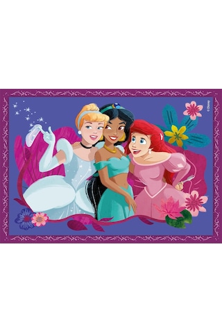 Clementoni 21517 Disney Princess 4 İn 1 Super Color Puzzle