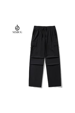 Erkekler İçin Yazlık Rahat Geniş Paça Tulum Siyah